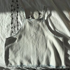 Zara denim top